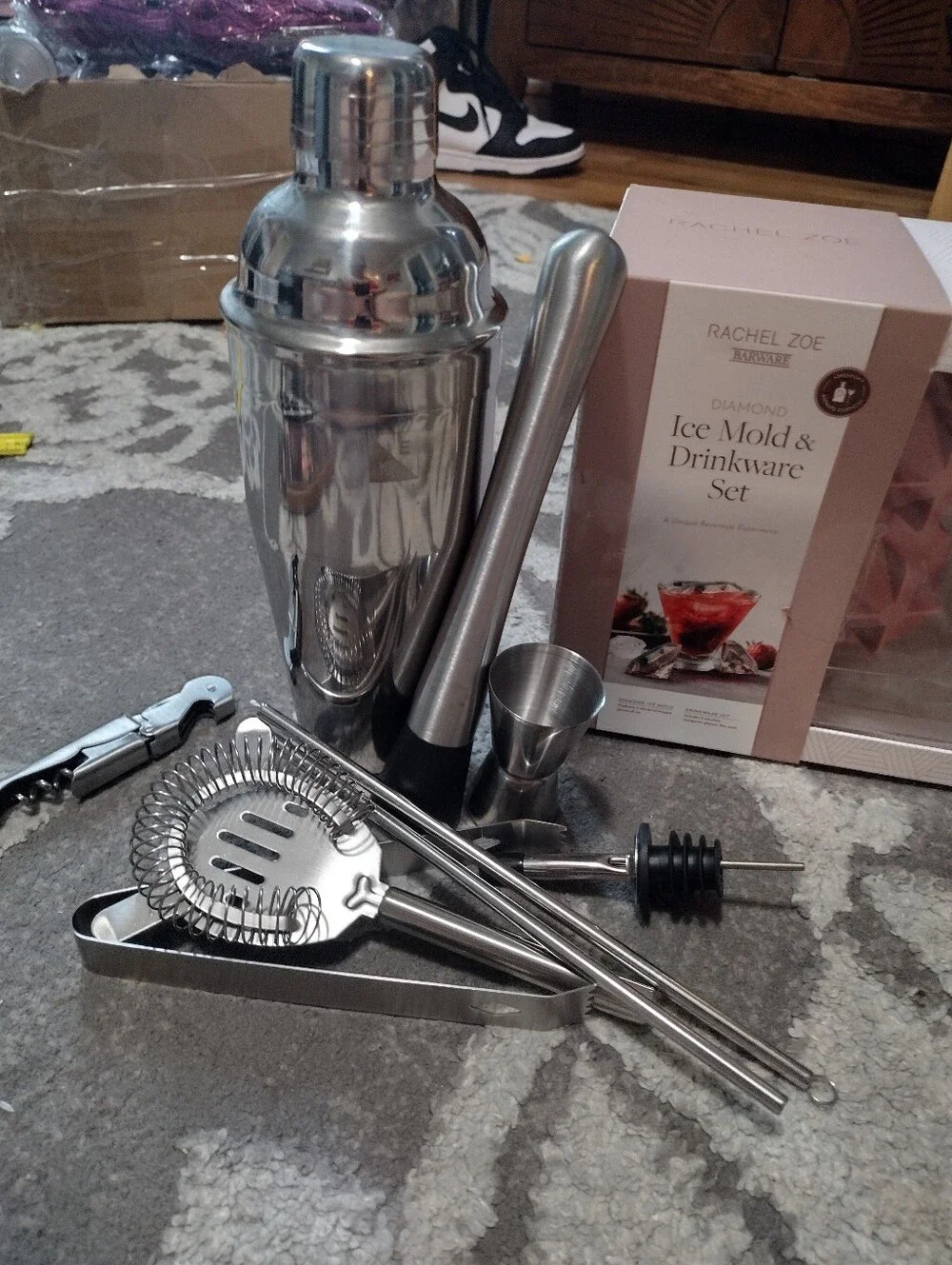 NEW Rachel Zoe Barware Set